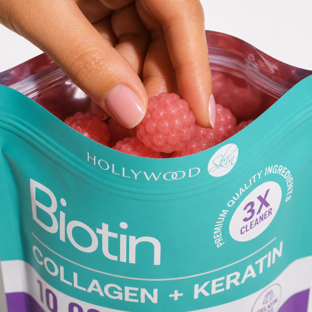 Biotin Collagen + Keratin Gummies – 3X Cleaner