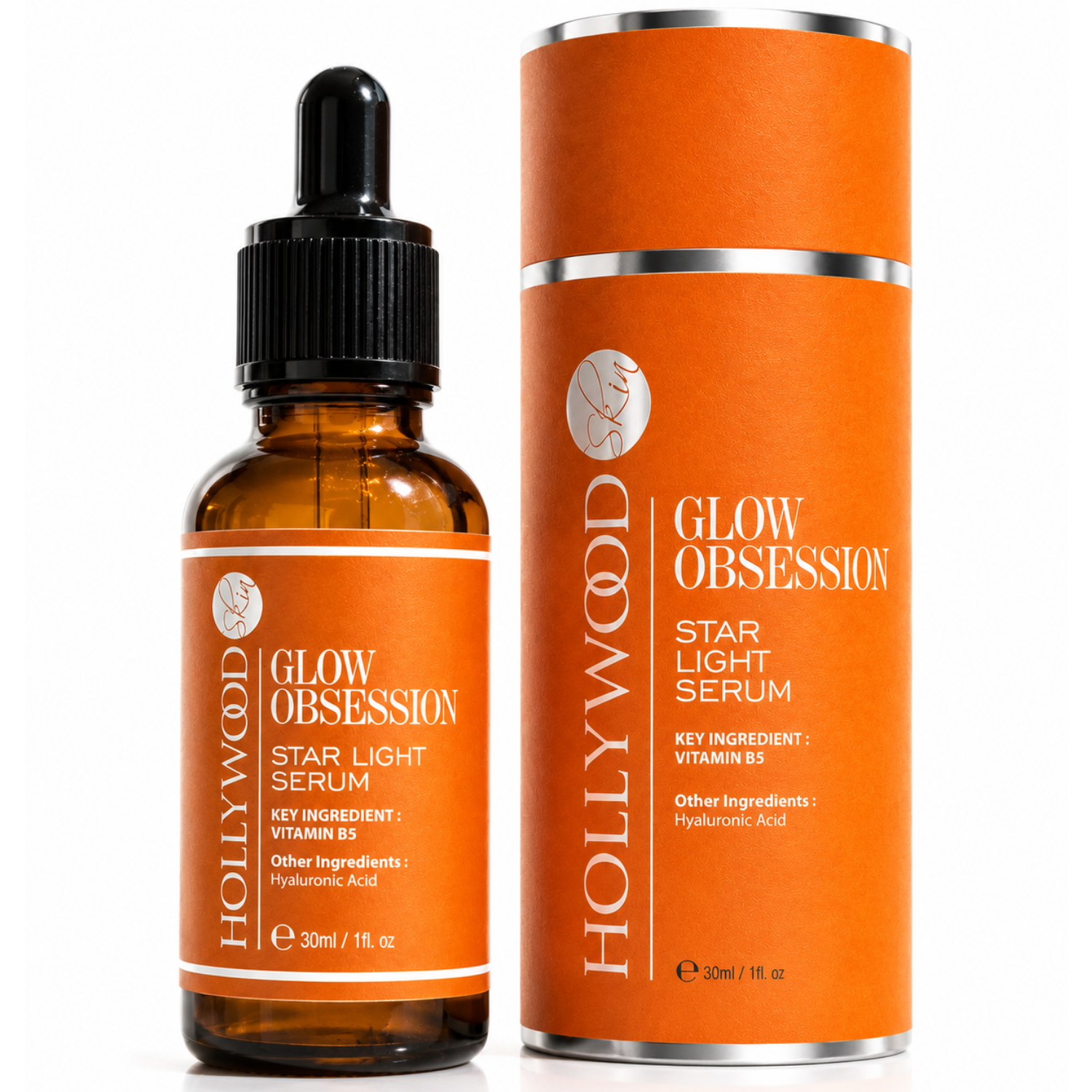 Star Light Serum bottle - 5% Vitamin B5 formula
