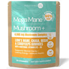 Mega Mane Mushroom+ Gummies with a 4,000mg Mushroom Complex are designed for clear thinking and focus you can actually maintain day after day.