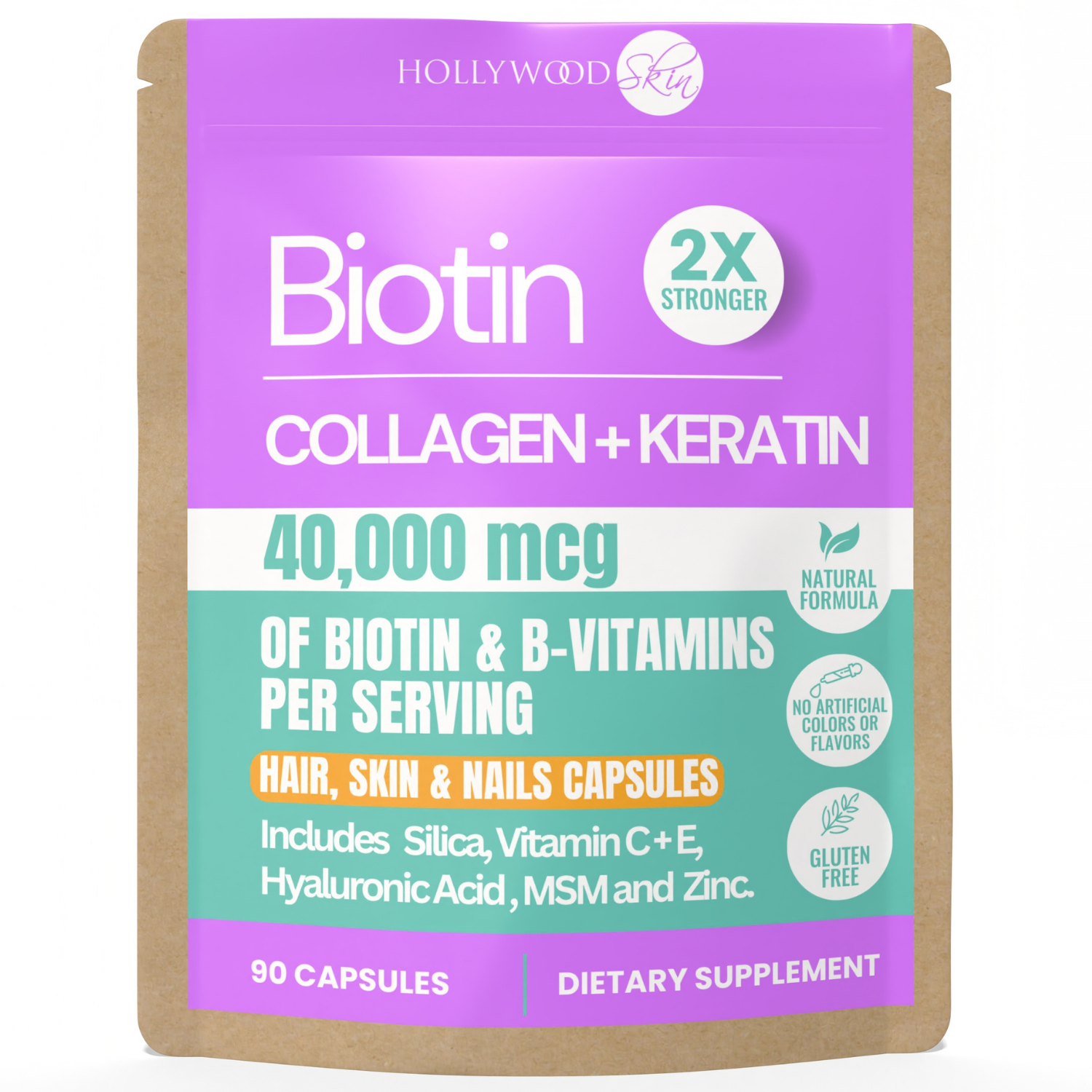 Biotin, Collagen + Keratin Capsules
