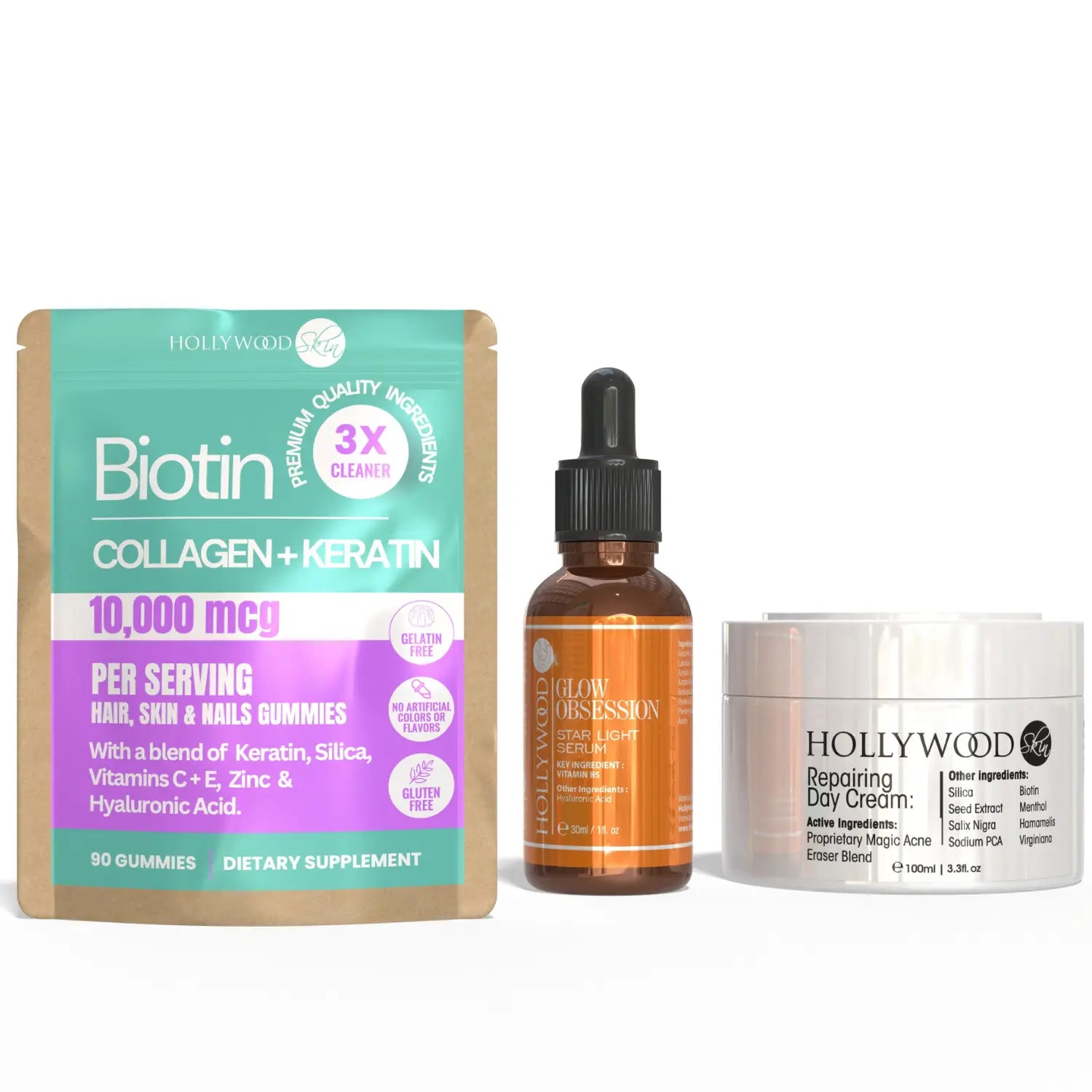 Total Beauty Glow-Up Kit Hollywoodskin