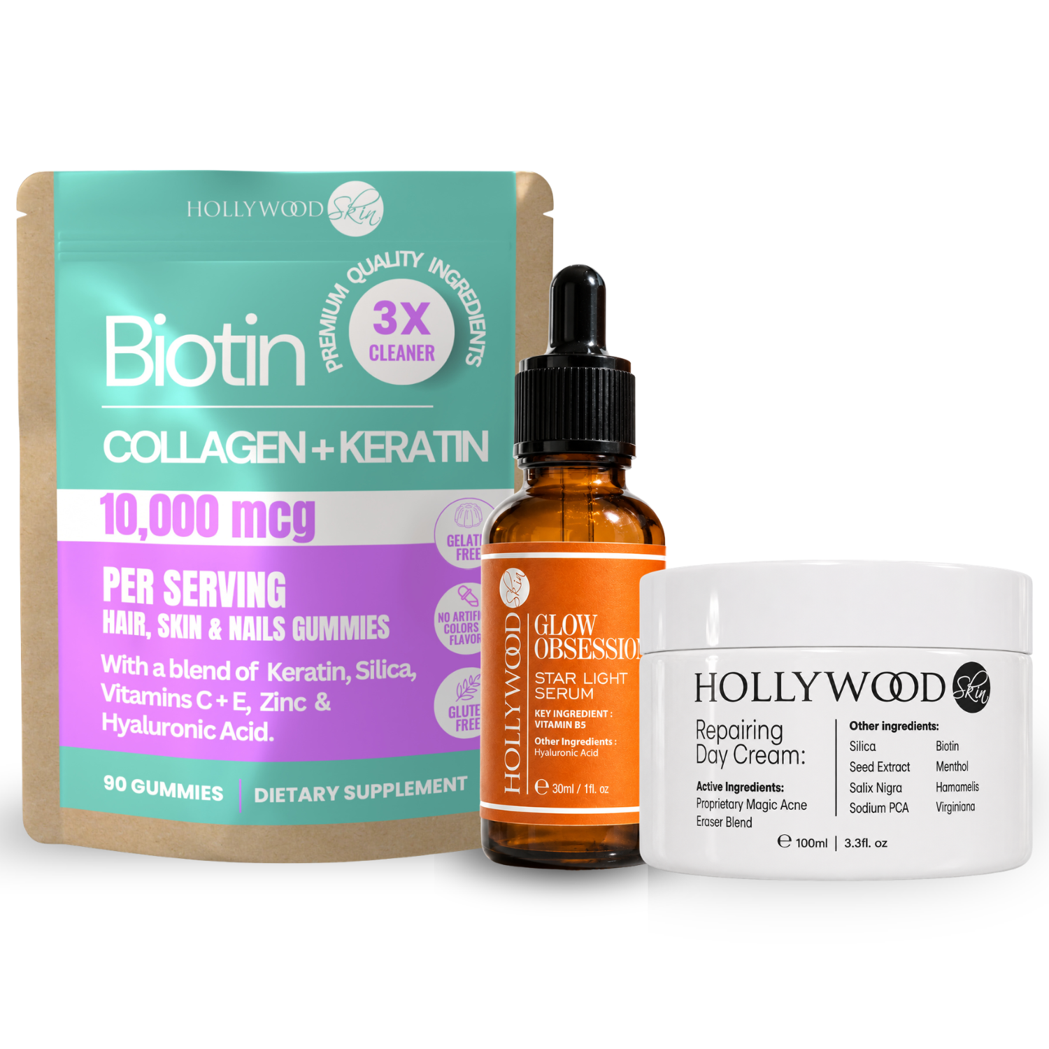 Total Beauty Glow-Up Kit Hollywoodskin