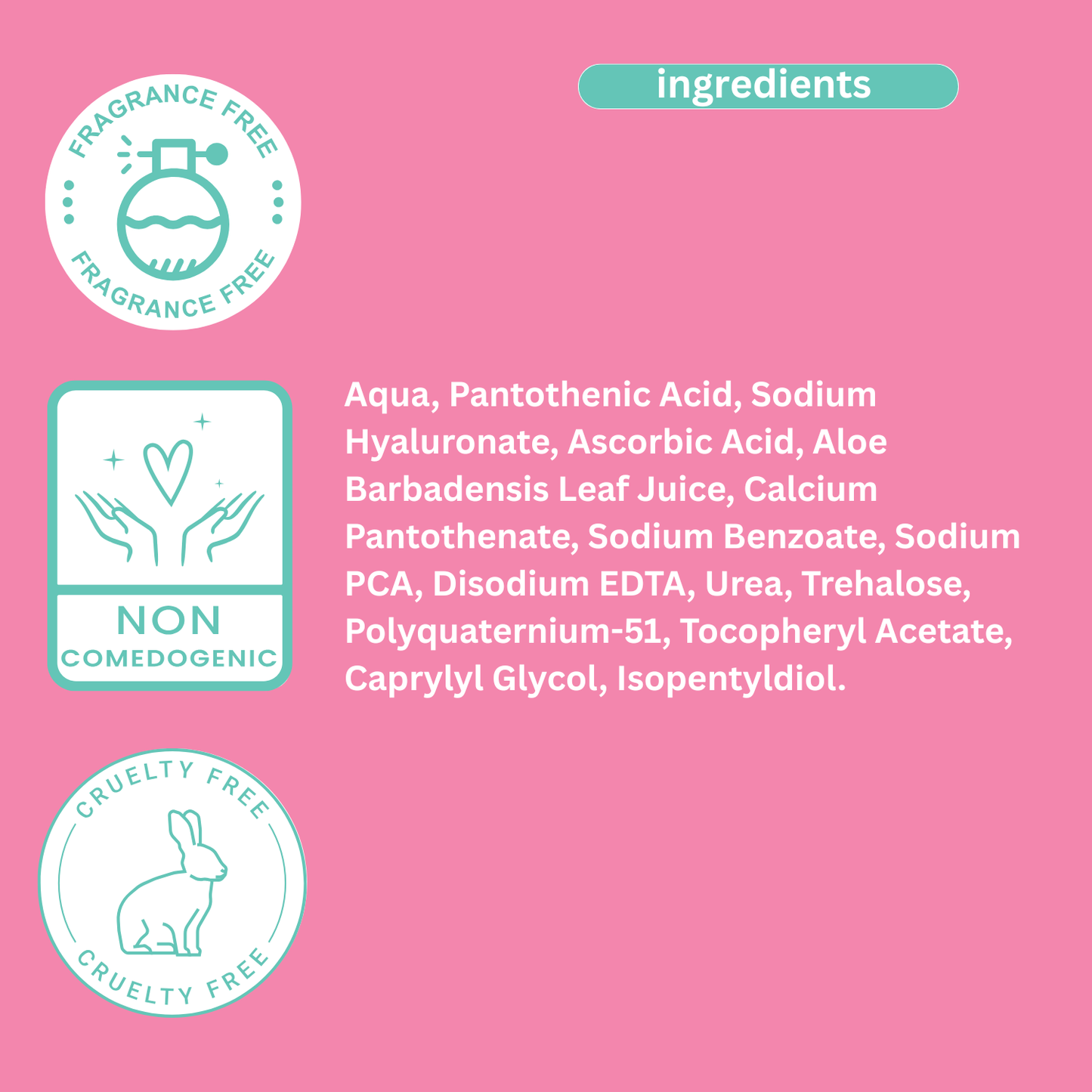 5 % vitamin B5〡Glöd- och fuktgivande serum