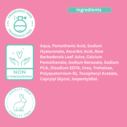 5 % vitamin B5〡Glöd- och fuktgivande serum