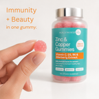Zinc & Copper Gummies vs typical gummy comparison – Zinc Picolinate, Copper Glycinate, 5 actives, gelatine-free, Made in EU