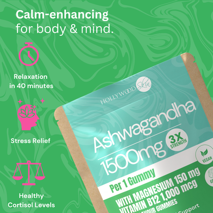 1500mg Ashwagandha Gummies  | 150mg Magnesium & 1000mcg B12