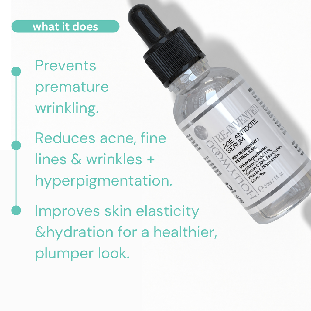 Age Antidote Serum texture and dropper application
