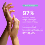 Before and after hair growth results