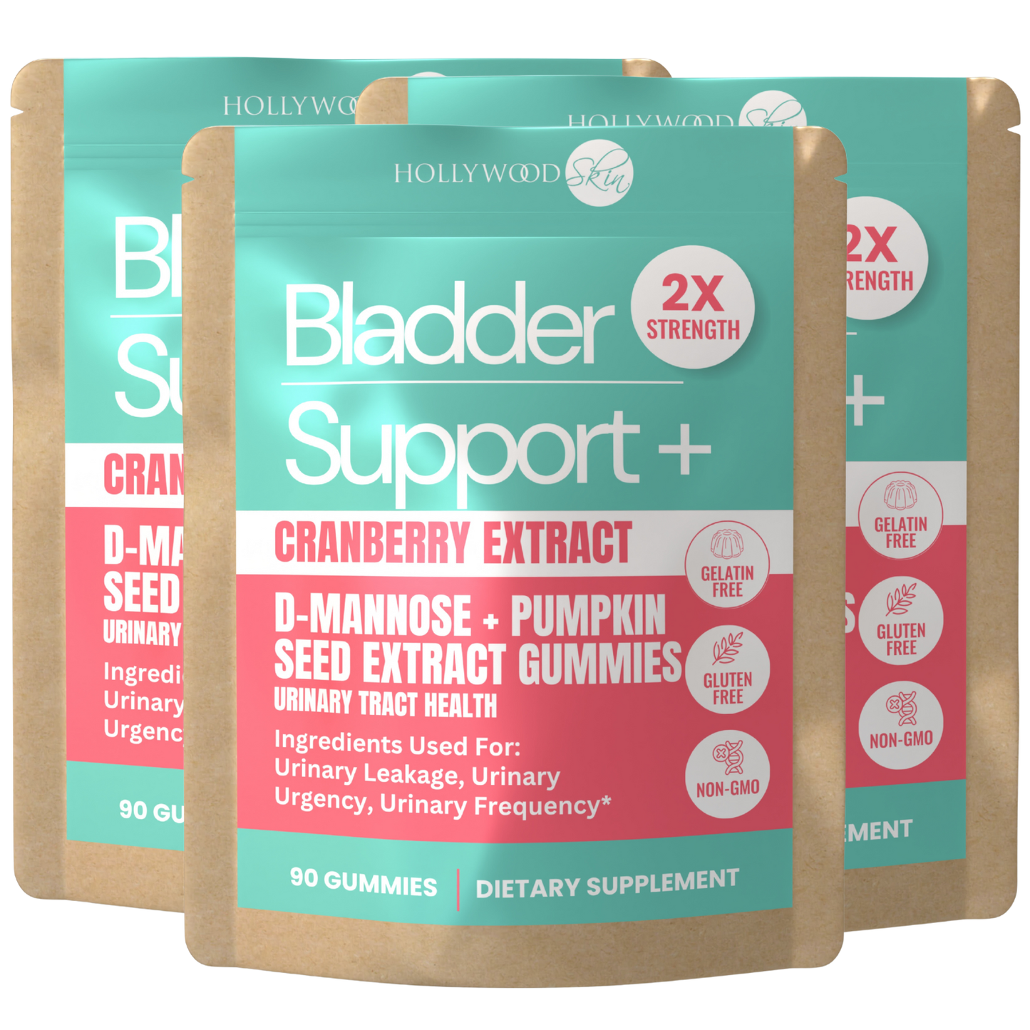 Potency Bladder Support Gummies | 700mg Cranberry Extract + 500mg Pumpkin Seed Extract