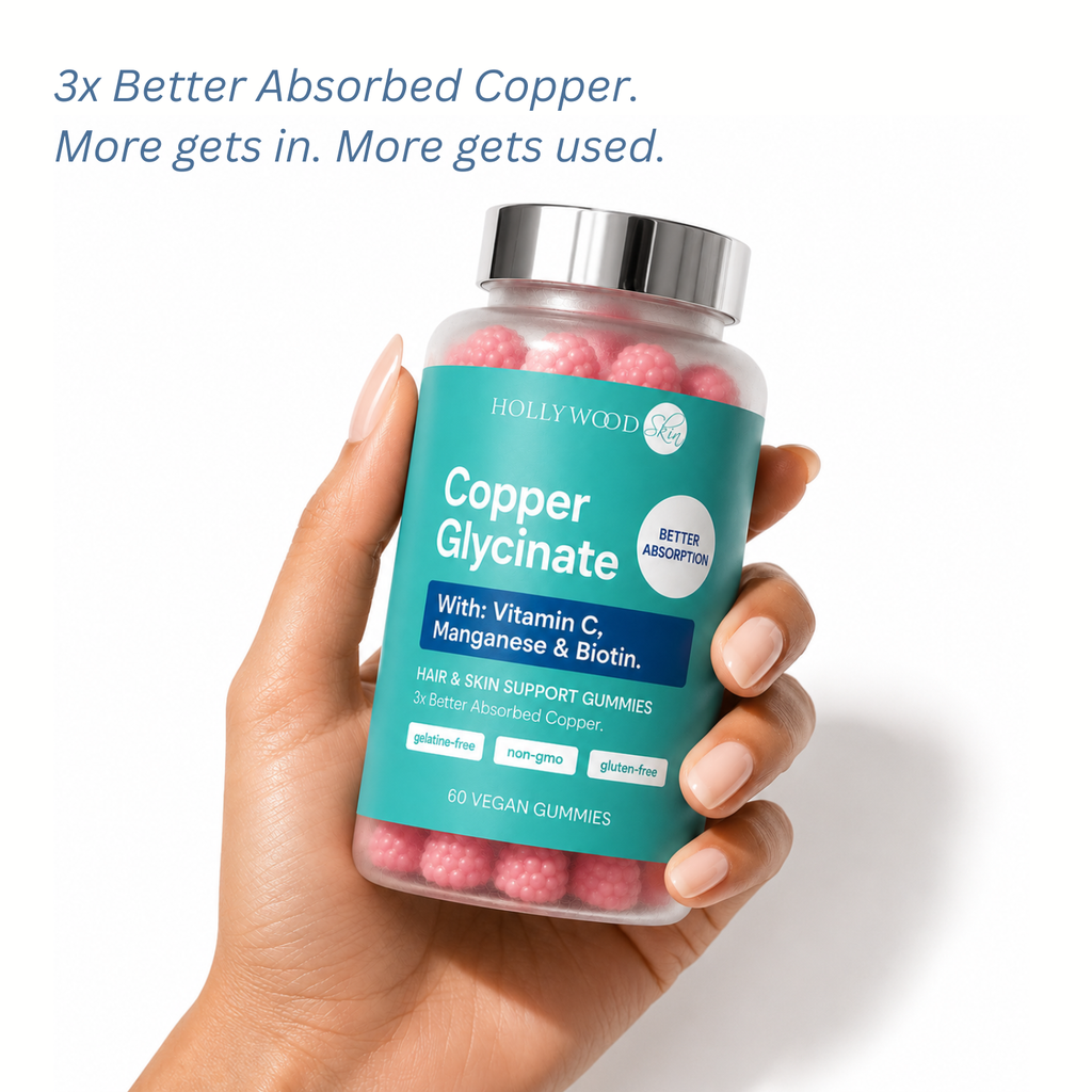 Take 2 Copper Glycinate Gummies daily – Hollywoodskin