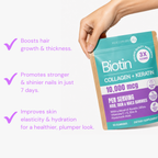Biotin Collagen + Keratin Gummies – 3X Cleaner