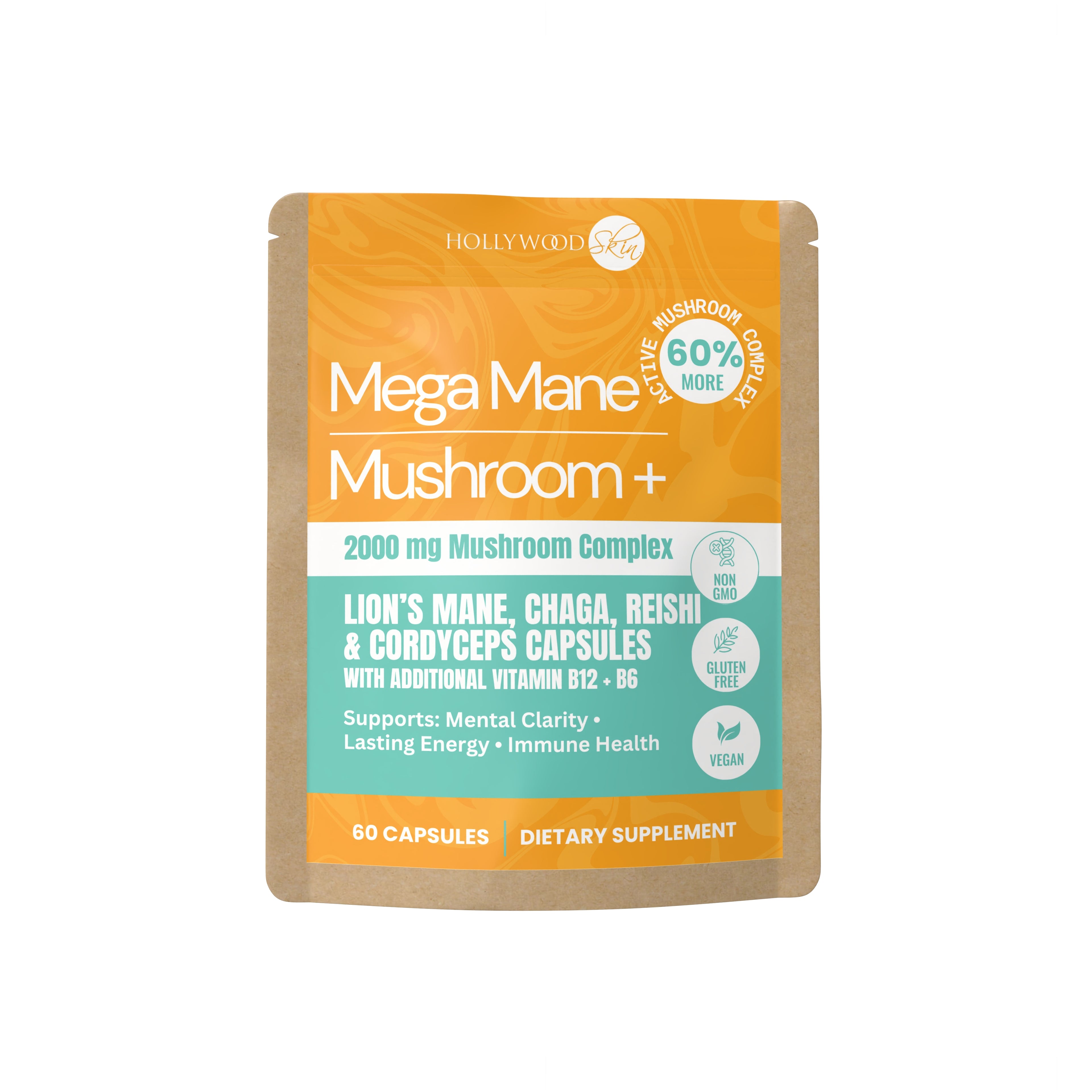 Mega Mane Mushroom+ Kapslar
