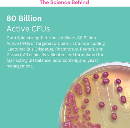 Vaginal Probiotics Gummies | 80 Billion CFUs