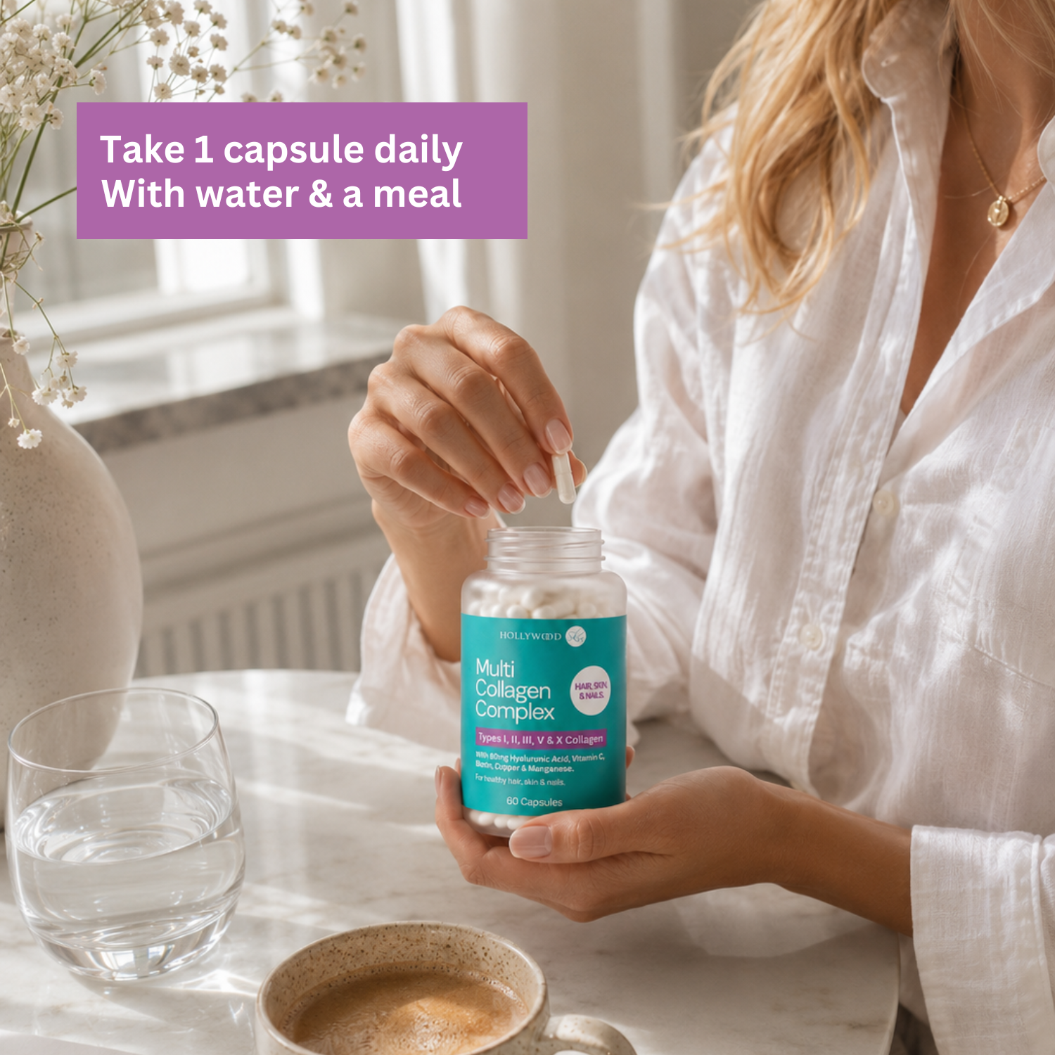 Multi Collagen Complex Supplement Facts label