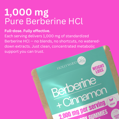 1500mg Keto Berberine Complex Gummies | 1,000mg Ceylon Cinnamon, Milk Thistle 500mcg.