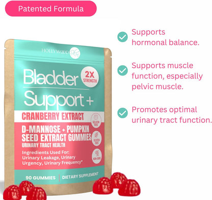 Potency Bladder Support Gummies | 700mg Cranberry Extract + 500mg Pumpkin Seed Extract
