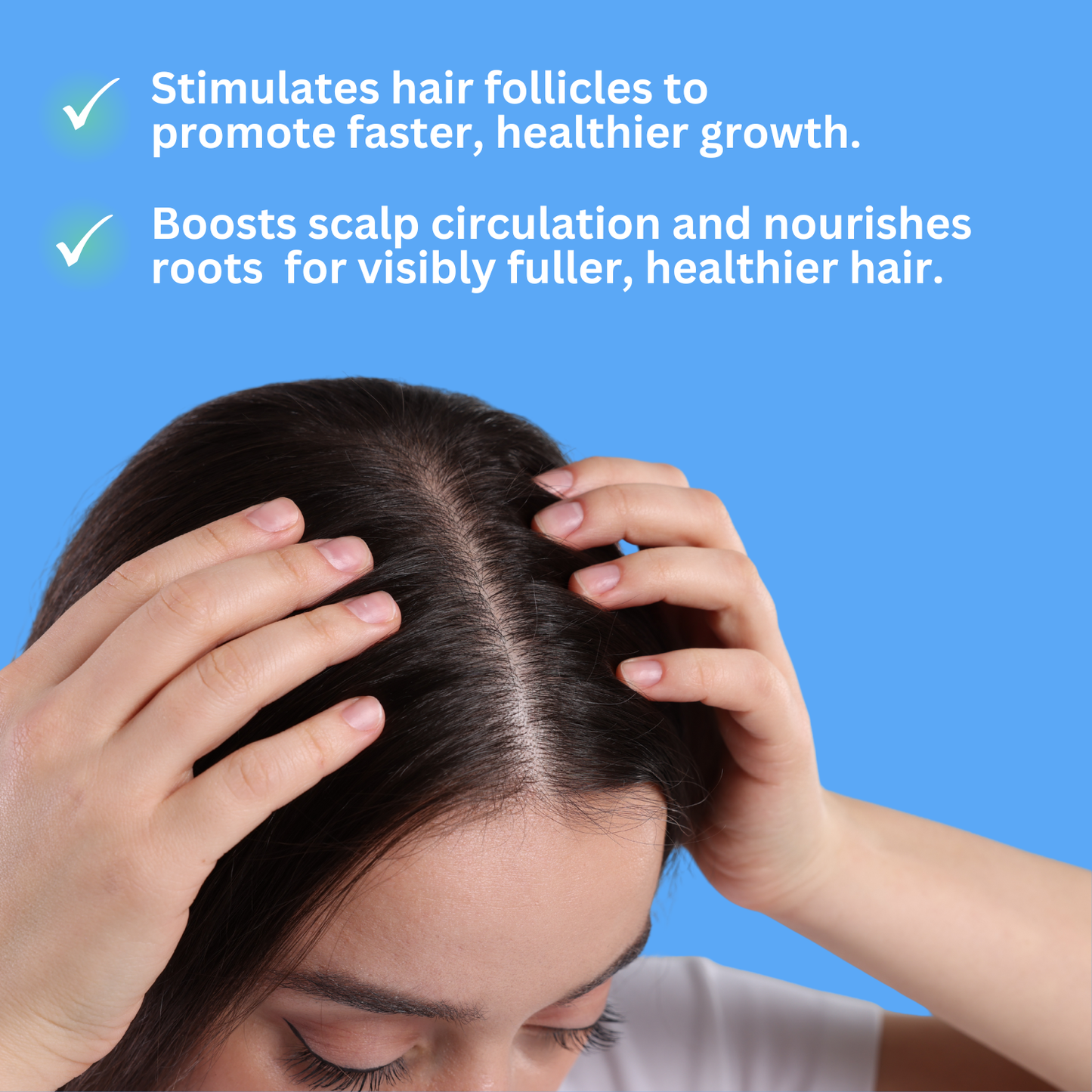 Hair Growth Gummies 〡9,000mcg Biotin, 250mg Keratin + 500mg MSM