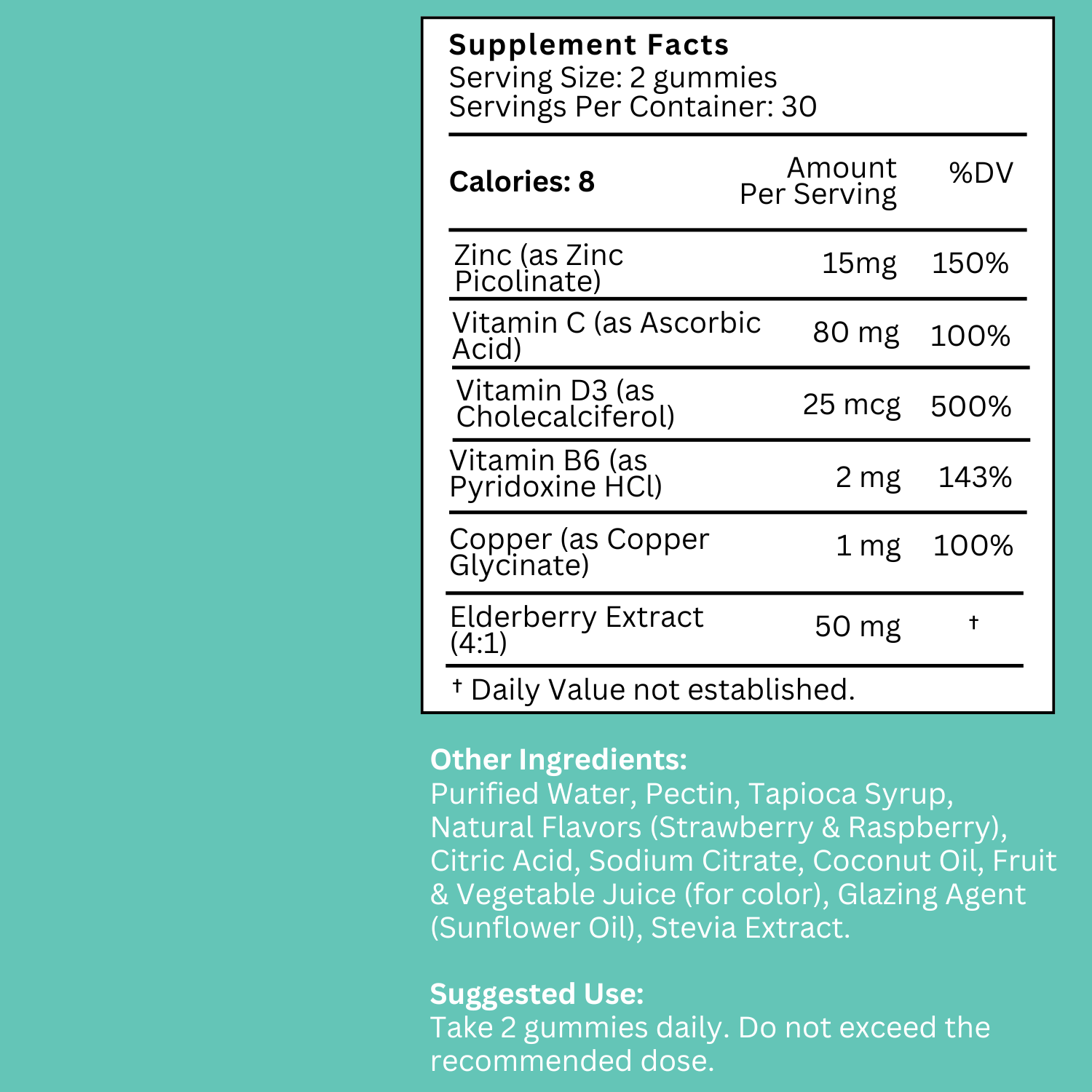 Zinc & Copper Gummies product image 8