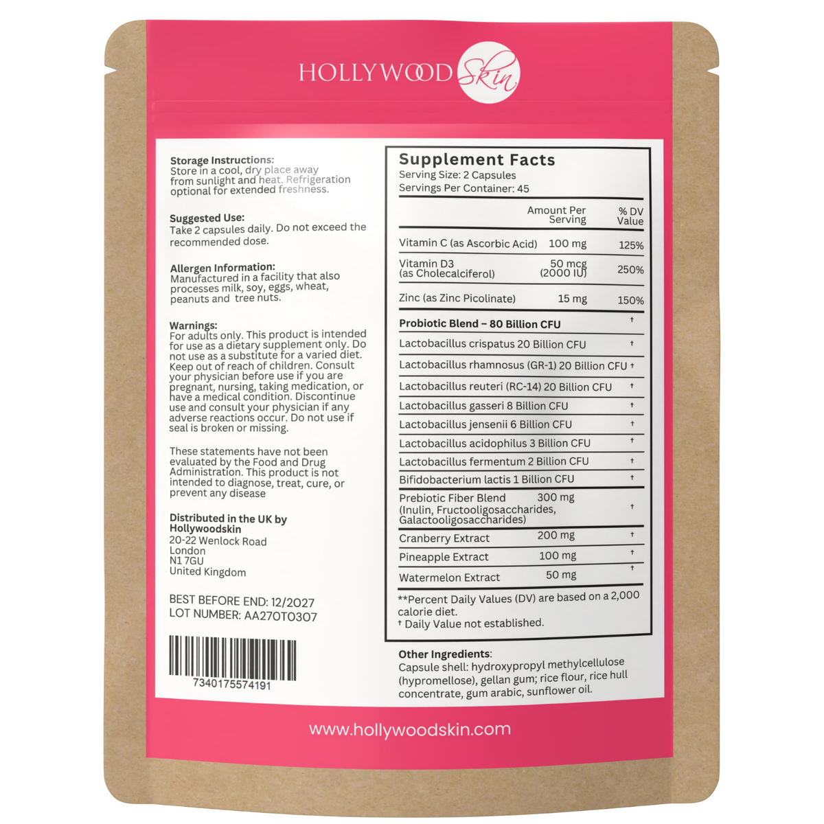 Vaginal Probiotics Capsules
