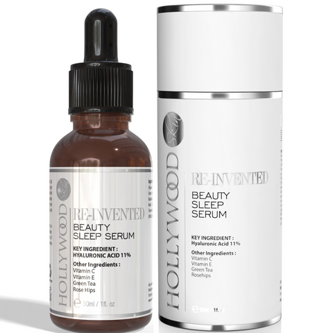 RE-INVENTED Beauty Sleep Serum - 30ml plumping & moisture boosting  11% Hyaluronic acid serum
