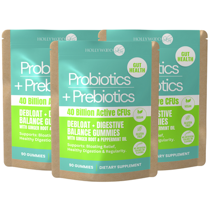 Probiotics + Prebiotics Gummies | 40 Billion CFU