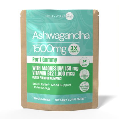 1500mg Ashwagandha Gummies  | 150mg Magnesium & 1000mcg B12
