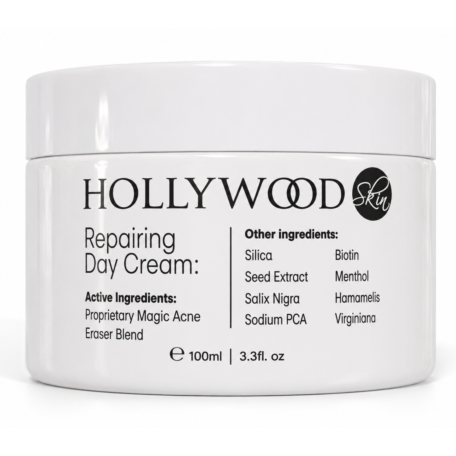 Acne Day Cream |
Lightweight day cream with 1% salicylic acid, witch hazel and vitamin A. Hydrates, controls excess oil and helps clear breakouts without irritation.