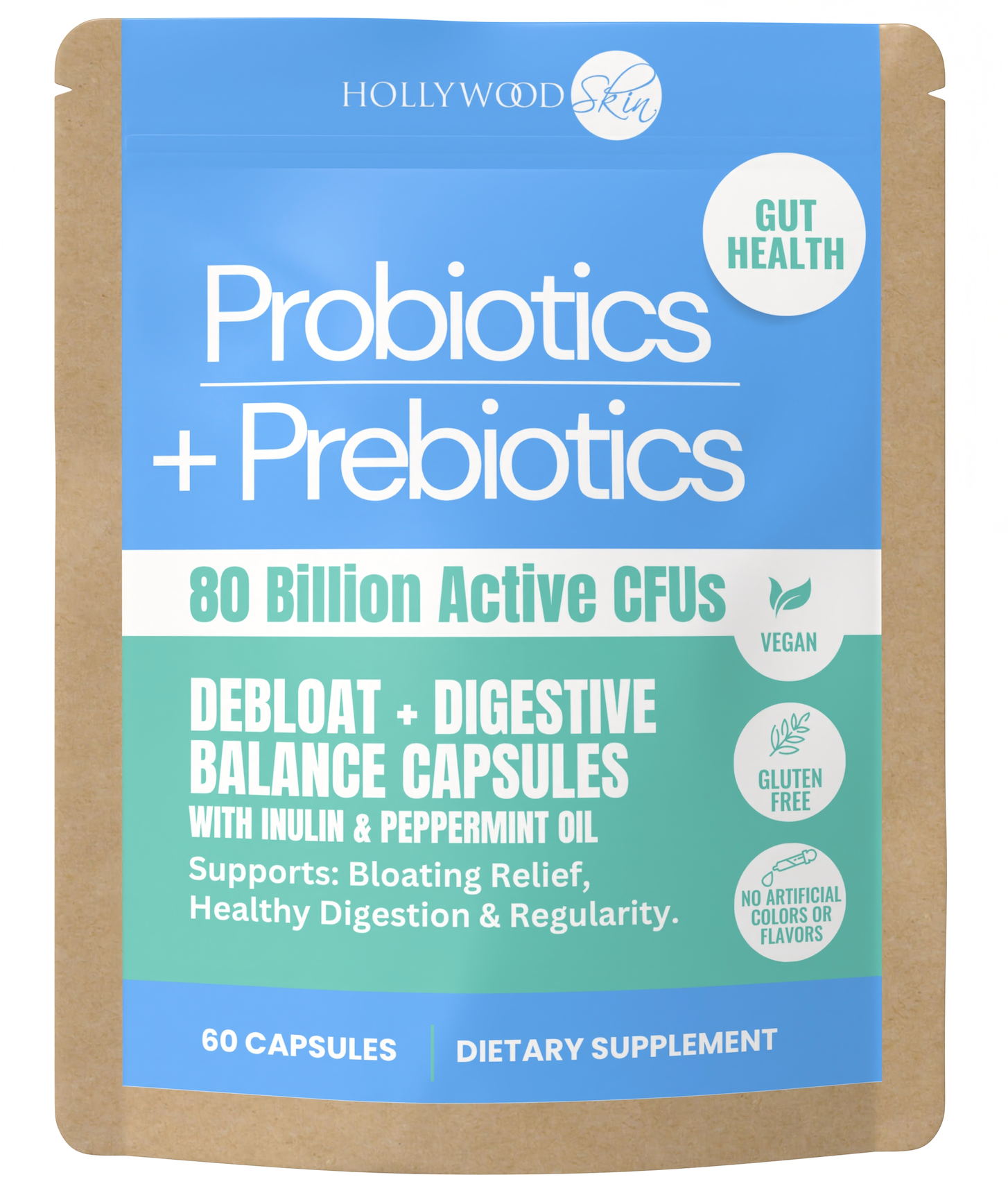 Probiotika 80 miljarder CFU + Prebiotika