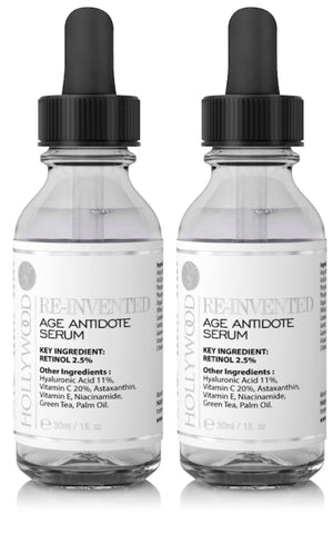 SPECIAL OFFER -  RE-INVENTED Age Antidote Serum x 2 Bottles - Massive 38% Discount