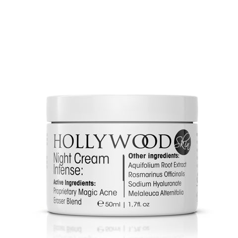 Night Cream Intense For Reducing Fine Lines & Wrinkles – Hollywoodskin
